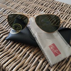 Adult SMALL size Ray Bans aviators